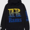 LA Rams No Caller ID Black Stacked Hoodie