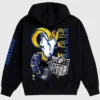 LA Rams No Caller ID Black Stacked Hoodie For Sale