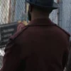 LaKeith Stanfield Play Dirty Maroon Long Coat For Sale