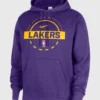 Lakers Nike Practice Club Pullover Hoodie For Sale