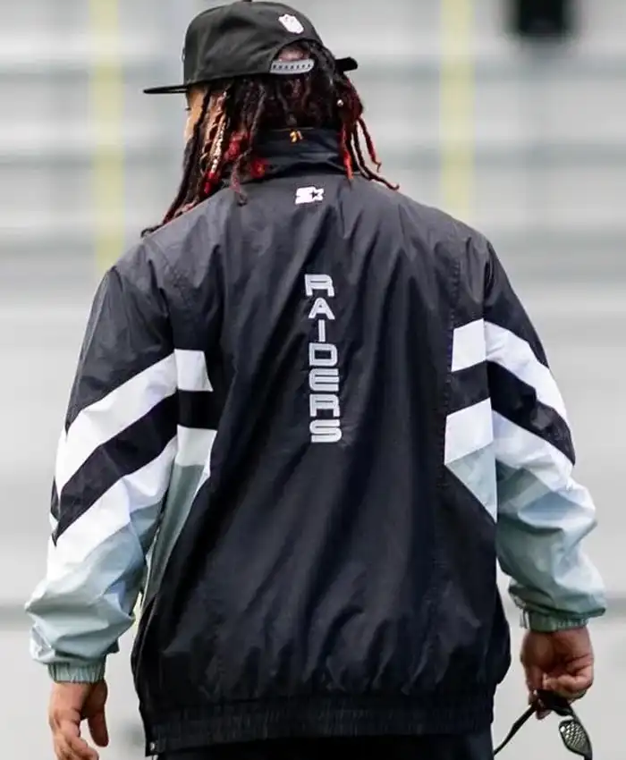 Las Vegas Raiders Jacob Fatu Starter Jacket For Sale