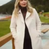 Lauren Vandenbrook Hudson and Rex White Wool Coat