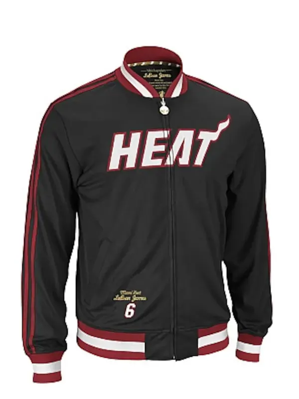LeBron Jamesadidas Miami Heat Legendary Track Jacket