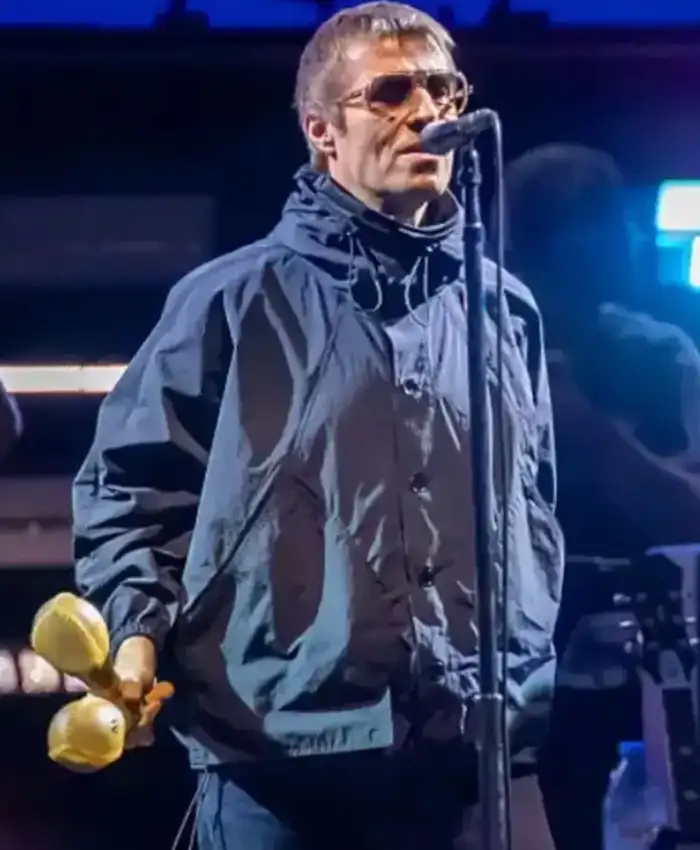Liam Gallagher Black Hooded Jacket