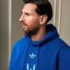 Lionel Messi x Adidas Blue Hoodie For Sale