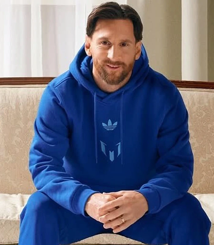 Lionel Messi x Adidas Blue Hoodie