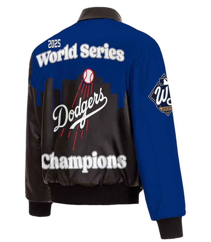 Los Angeles Dodgers World Series Champions Leather Jacket For Sale
