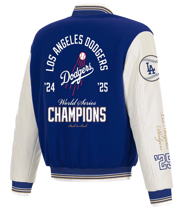 Los Angeles Dodgers World Series Champions Varsity Jacket For Sale