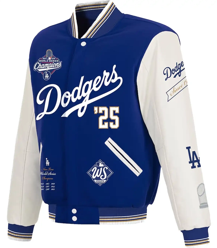Los Angeles Dodgers World Series Champions Varsity Jacket