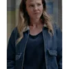 Lyla Novak Chicago Fire S14 Denim Bomber Jacket