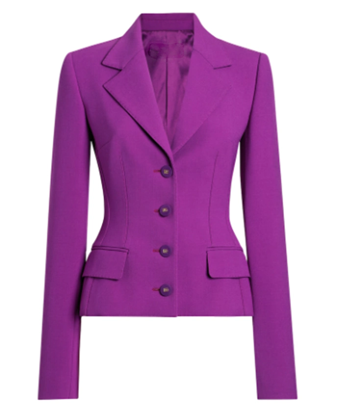 Mae Silver Boston Blue S01 Purple Blazer For Sale