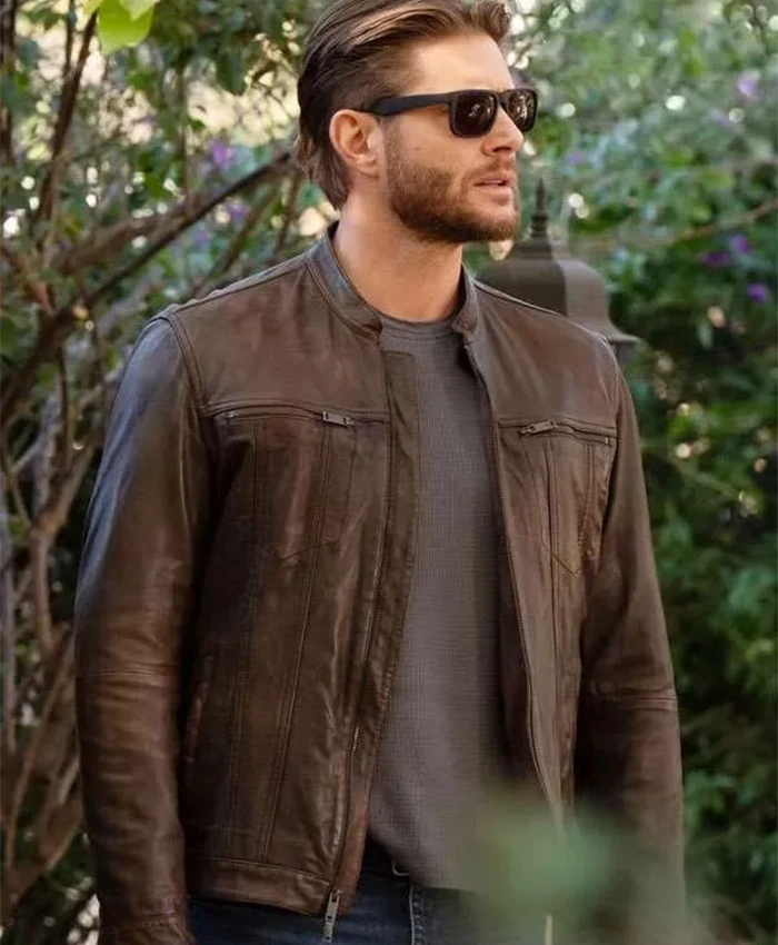 Mark Meachum Countdown S01 Brown Leather Jacket
