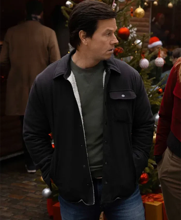 Mark Wahlberg The Family Plan 2 Black Jacket For Sale