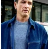 Matthew Rhys The Beast in Me S1 Blue Suede Jacket