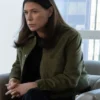 Maura Tierney Law and Order S25 Suede Leather Jacket For Sale