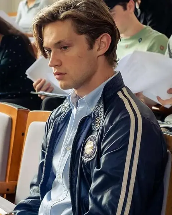 Maxton Hall the World Between Us Damian Hardung Bomber Jacket