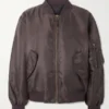 Melania Trump Anine Bing brown bomber jacket for sale online