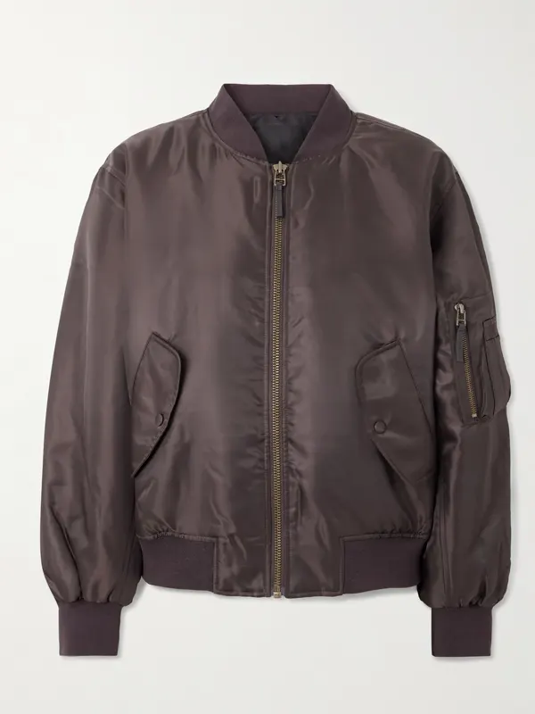 Melania Trump Anine Bing brown bomber jacket for sale online