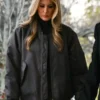 Melania Trump Brown Bomber Jacket