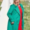 Melissa Peterman Finding Mr Christmas S02 Wool Coat For Sale
