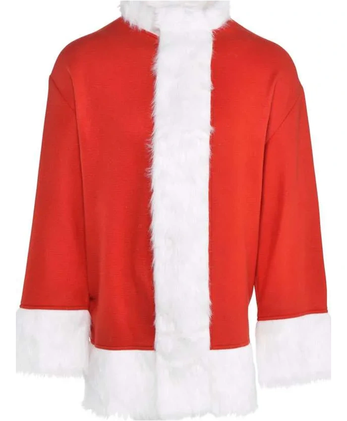 Men Santa Costume Red Jacket