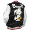 Mens and Womens Snoopy Butter Letterman Jacket
