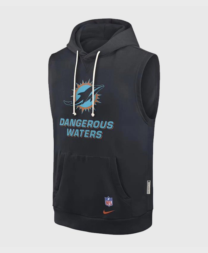 Miami Dolphins Rivalries Sideline Sleeveless Hoodie