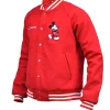 Mickey Mouse Disney World Varsity Jacket Classic Disney Outfit Side pose