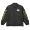 Mister Cartoon x Los Angeles Rams Black Coach Jacket