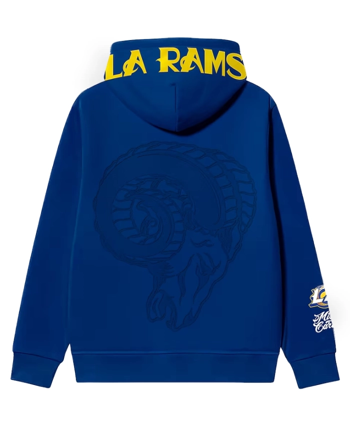 Mister Cartoon x Los Angeles Rams Graphic Hoodie For Sale