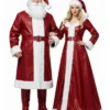 Mr and Mrs Santa Claus Leather Costume