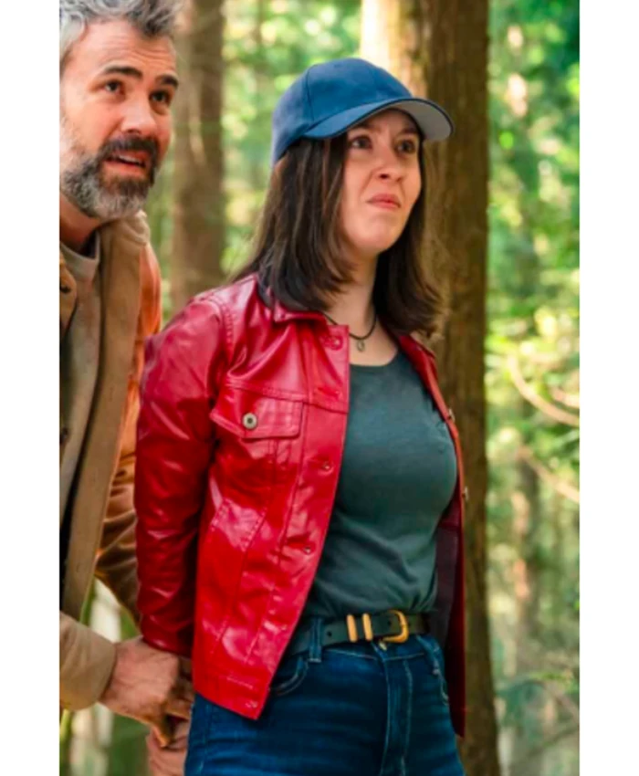 Murder in a Small Town S02 Red Leather Jacket