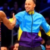 NBA Tri-Color Block Stephen Curry Color Block Track Jacket