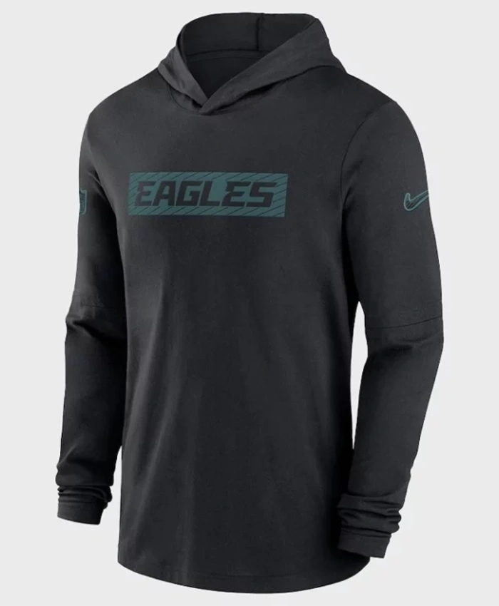 NFL Philadelphia Eagles Sideline Black Hoodie For Sale