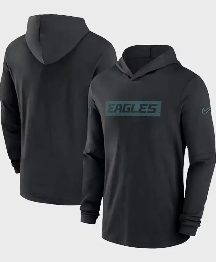 NFL Philadelphia Eagles Sideline Black Hoodie