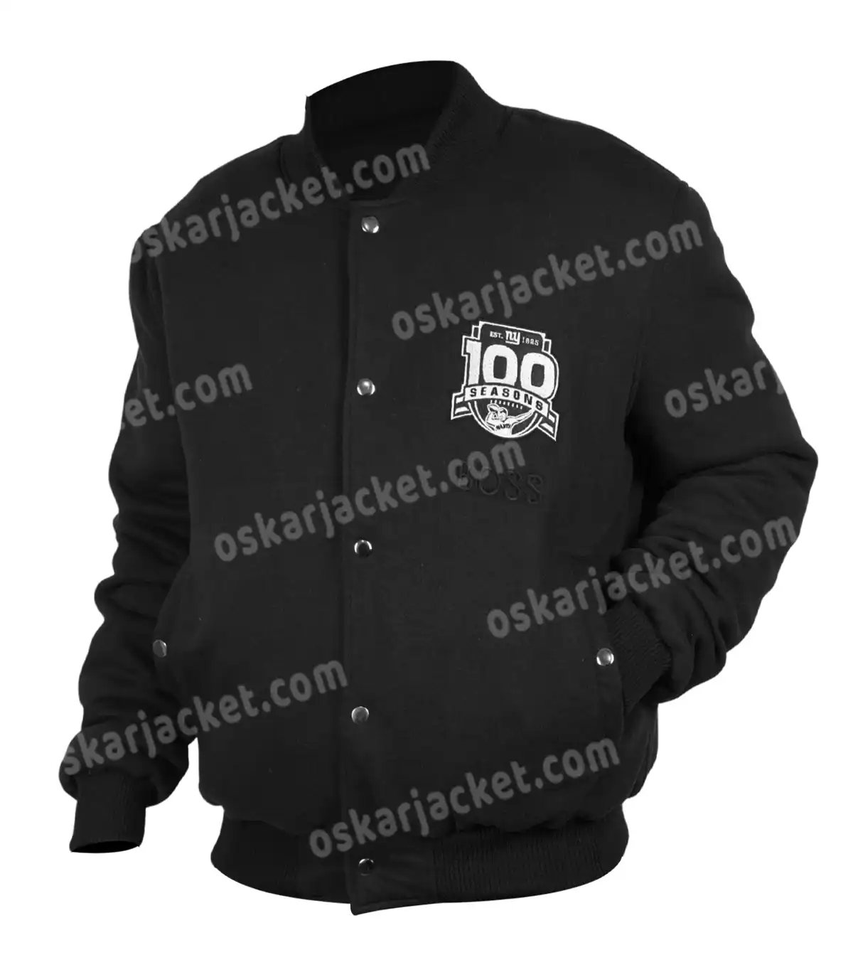 NY Giants Hugo Boss 100th Season Bomber Jacket For Men and Women