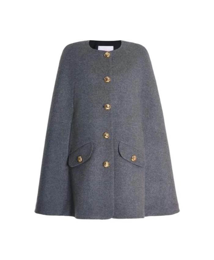 Naomi Watts All is Fair S01 Grey Buttoned Front Cape For Sale