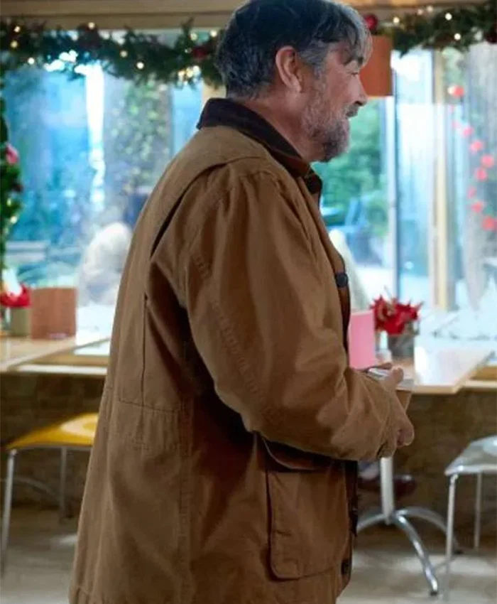 Nathaniel Parker The Twelve Dates Til Christmas Brown Jacket For Sale