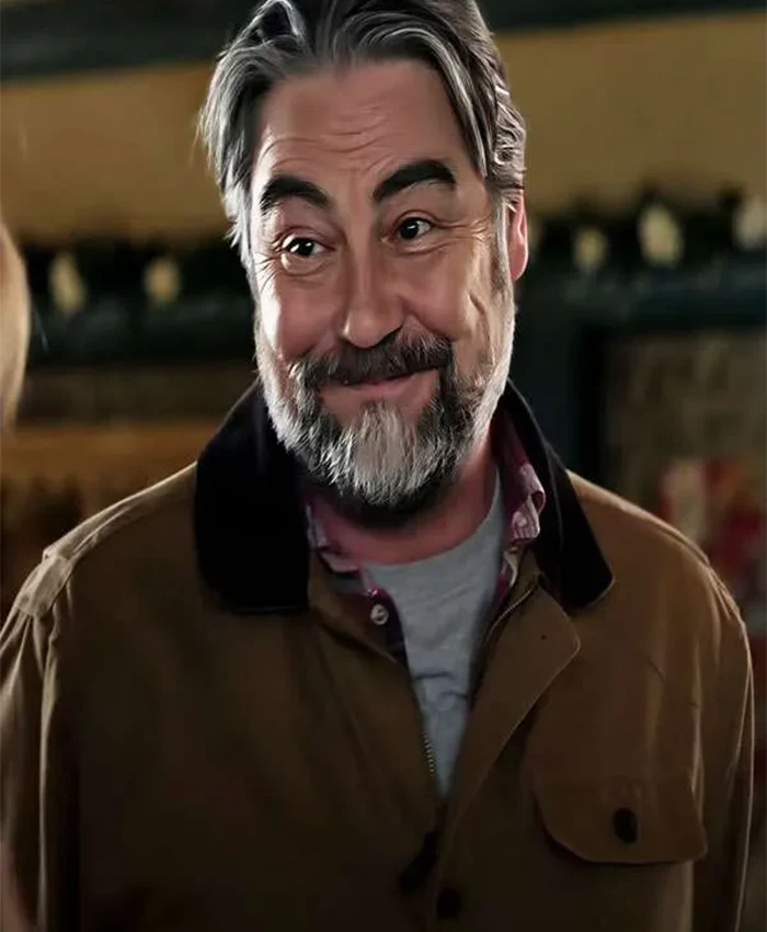 Nathaniel Parker The Twelve Dates Til Christmas Brown Jacket