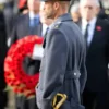 National Service Of Remembrance 2025 Prince William Grey Trench Long Coat