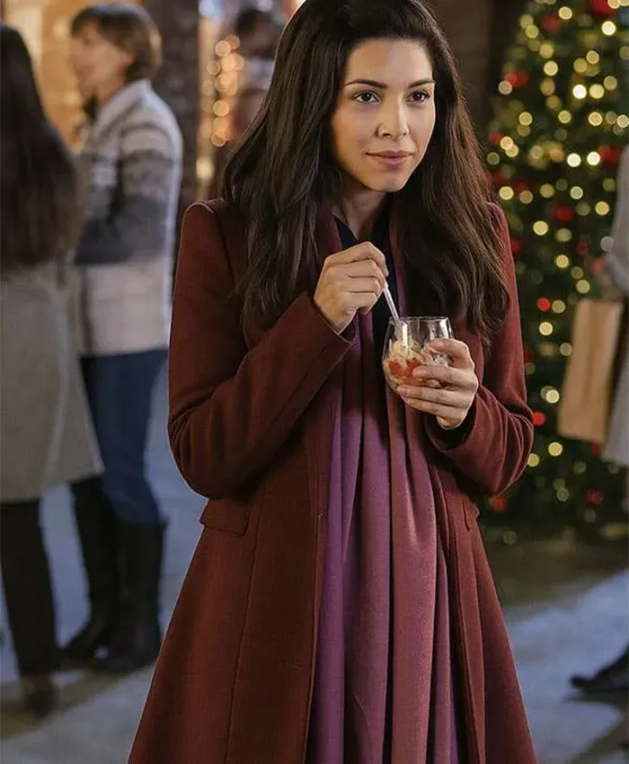 Nazneen Contractor The Christmas Ring Wool Coat For Sale