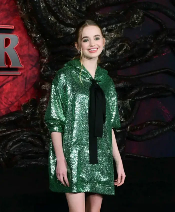 Nell Fisher Stranger Things S05 Sequin Hooded Dress