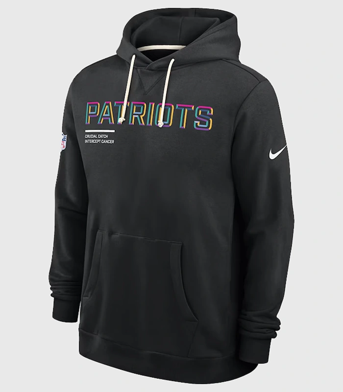 New England Patriots 2025 Black Hoodie