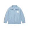 New York Yankees MLB 2025 Unisex Sherpa Jacket Blue Front