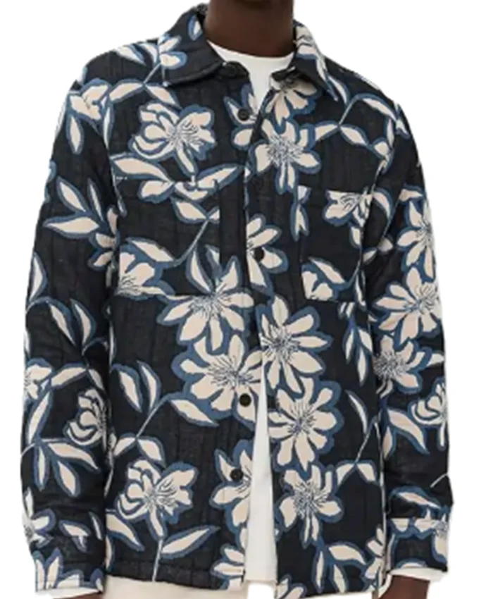 Nicholas Loot S03 Floral Cotton Jacket For Sale