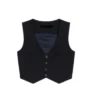 Nicole Wallace Culpa Nuestra Black Vest For Sale