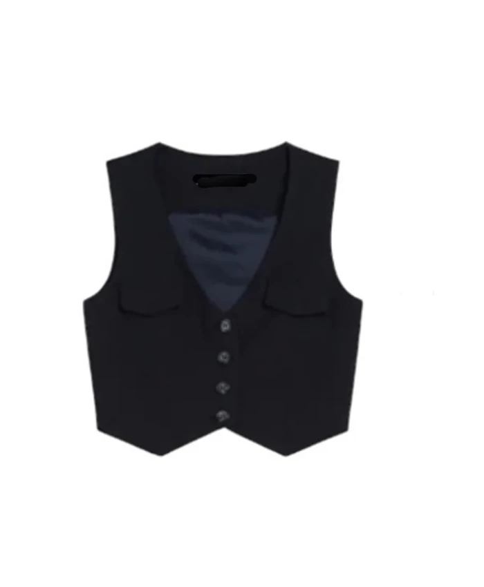 Nicole Wallace Culpa Nuestra Black Vest For Sale