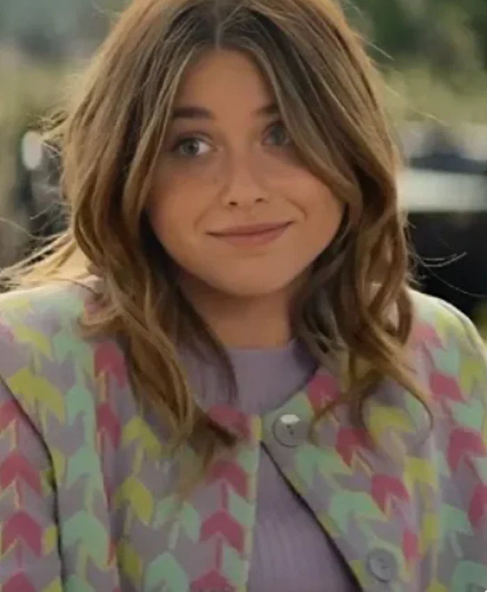 Nicole Wallace Culpa Nuestra Multicolor Collar-less Jacket