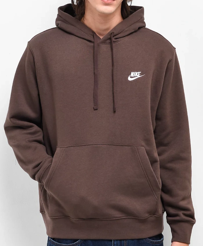 Nike Brown Pullover Hoodie