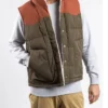 Noah Nobody Wants This S01 Green Orange Sherpa Vest For Sale
